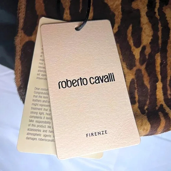 Roberto Cavalli European Collection Calf Hair Shoulder Bag With Deco Hardware - Picture 10 of 13